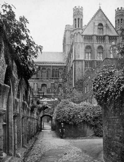 Les marches, cathédrale de Peterborough, Cambridgeshire, 1924-1926 - Frith and Co