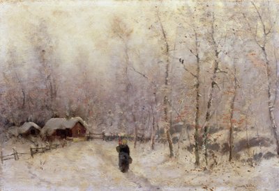 Femme avec enfant dans un paysage d
