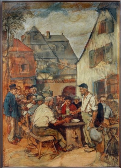 Taverne à Sachsenhausen - Fritz Böhle