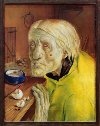 Madame Biene de Worpswede, 87 ans - Fritz Burmann