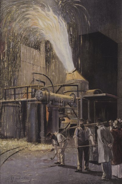 Décarbonisation de la fonte dans un convertisseur Bessemer - Fritz Gehrke