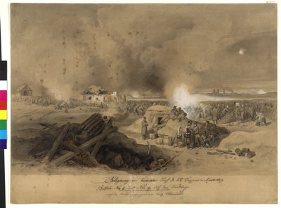 Siège de Komorn par les troupes k. k. en avril 1849 - Fritz L