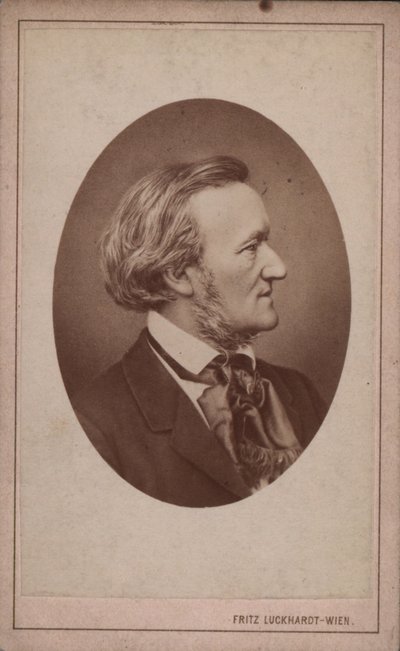 Portrait du compositeur Richard Wagner 1813-1883, c. 1875 - Fritz Luckhardt