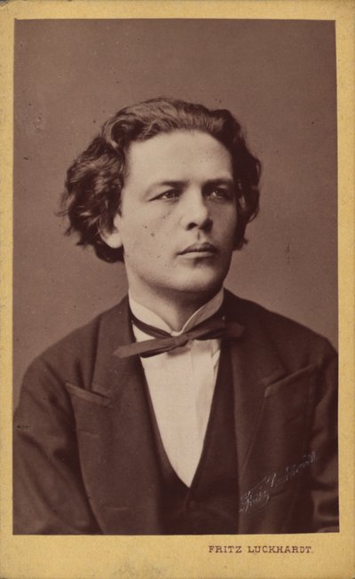 Portrait du compositeur Anton Rubinstein 1829-1894, vers 1870 - Fritz Luckhardt
