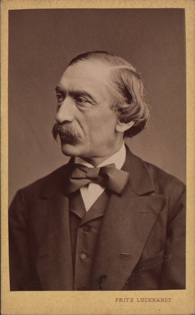 Portrait du compositeur Carl Evers 1819-1875, avant 1875 - Fritz Luckhardt