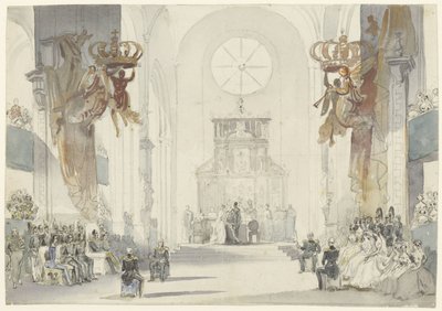 Mariage de la princesse Louise avec le prince Charles de Suède - Fritz Ludwig von Dardel