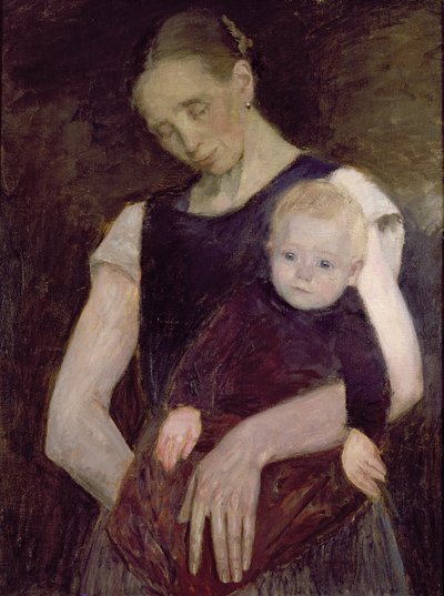 Paysanne et enfant du Maure - Fritz Mackensen