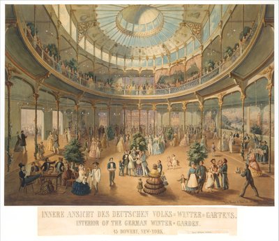 Vue intérieure du Jardin d