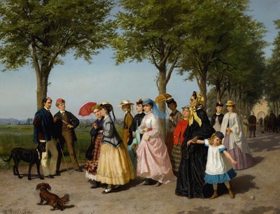 La Promenade - Fritz Paulsen
