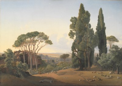 Vue de la Villa d