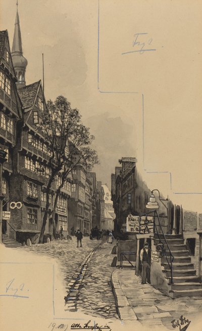 Vieille rue - Fritz Stoltenberg
