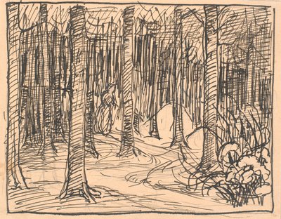 Au fond de la forêt, les chemins se croisaient... - Fritz Syberg