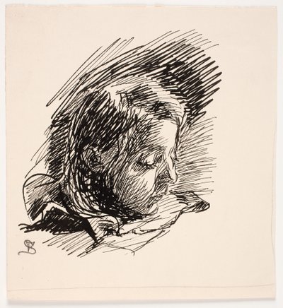 Tête de la fille de l