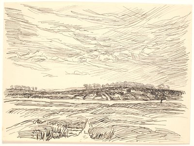 Paysage avec champs - Fritz Syberg