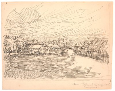 Au milieu du soleil se trouvait un vieux manoir - Fritz Syberg