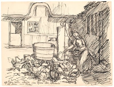 Et la fille qui devait nourrir les animaux... - Fritz Syberg