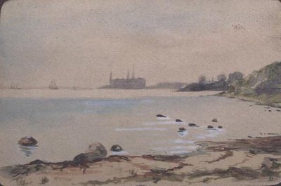 La plage, Kronberg Helsinger - Fritz Syberg