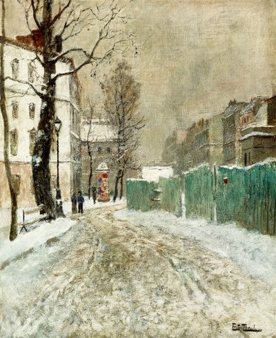 Rue de Montmartre - Frits Thaulow