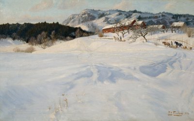 Ferme de Fleskum - Fritz Thaulow