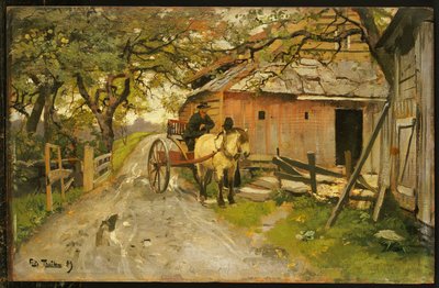 Commérages amicaux, 1889 - Frits Thaulow