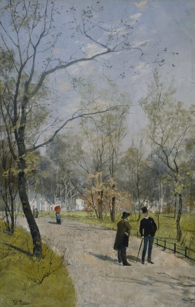 Depuis le jardin royal - Fritz Thaulow