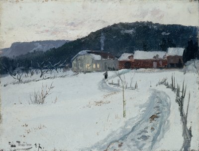 Grini, ferme Upper Maja - Fritz Thaulow