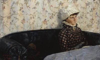 Ingeborg sur le canapé, Sandø - Fritz Thaulow