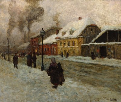 Section de rue de Groenland (Oslo) - Fritz Thaulow