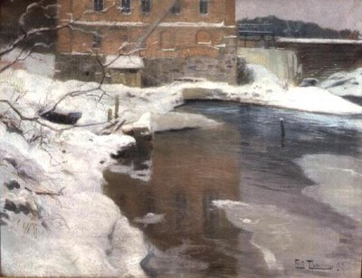 Le moulin de Lysaker - Fritz Thaulow