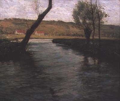 Le Ruisseau à Travers le Pré - Fritz Thaulow