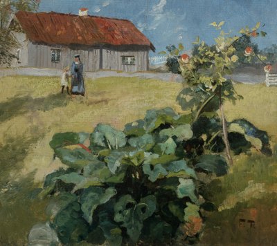 Femme et enfant, c.1892 - Fritz Thaulow