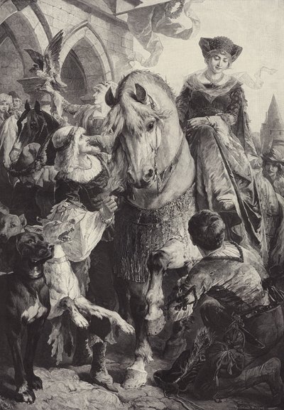 Sortie à la chasse - Fritz Wagner
