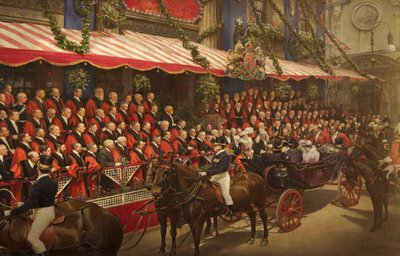 Le roi Édouard VII conférant l