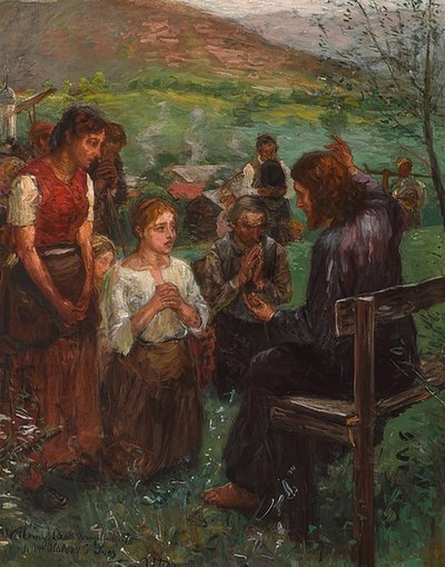 Sermon sur la montagne - Fritz von Uhde