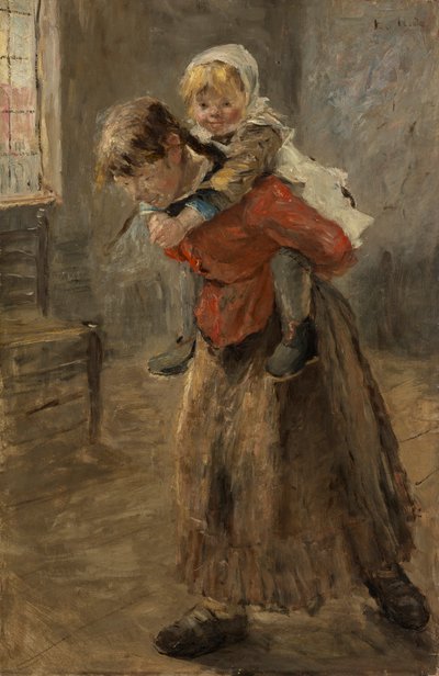 La grande sœur - Fritz von Uhde