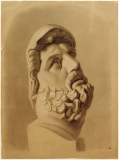 Détail de la tête du Laocoon - Fritz von Uhde