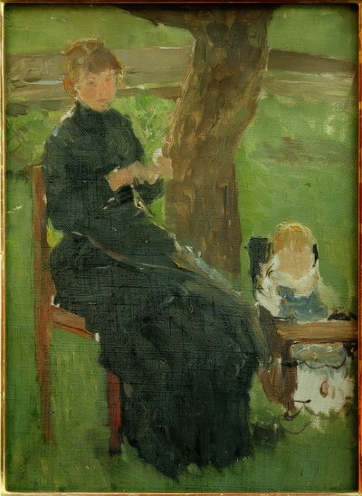 Mère et enfant - Fritz von Uhde