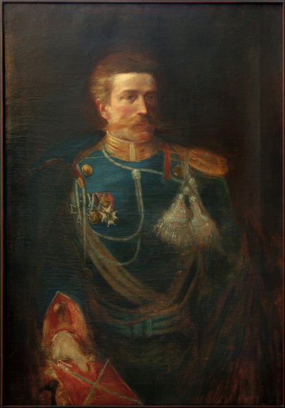 Autoportrait en uniforme - Fritz von Uhde