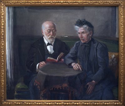 Sénateur Gustav Hertz et sa femme. - Fritz von Uhde