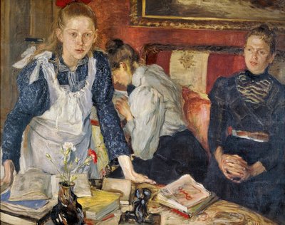 La leçon - Fritz von Uhde