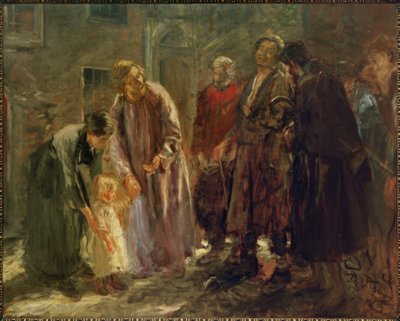 Et Jésus appela un enfant à lui... - Fritz von Uhde