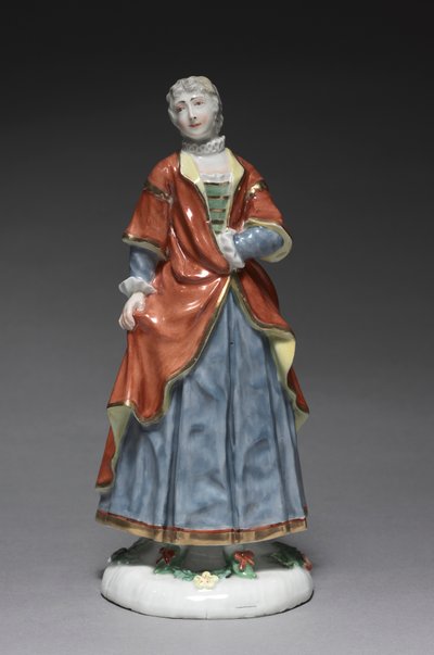 Figure de la comédie italienne : Isabella, vers 1753 - Fürstenberg Porcelain Factory