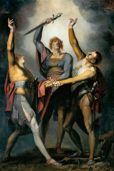 Les trois confédérés dans le serment du Rütli, 1779-1781 - Füssli