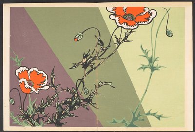 Shasei sôka môyô, Motifs de plantes et de fleurs de la vie - Furuya Korin