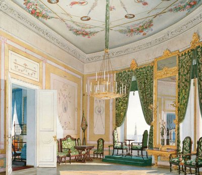 Coin du salon du palais Nicolas au Kremlin de Moscou, 1847 - Fyodor Andreyevich Klages