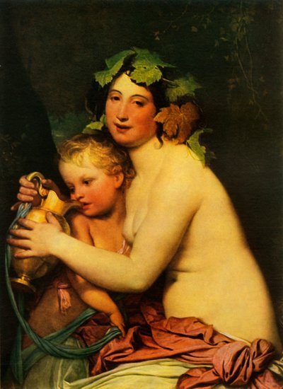 Amor et la Bacchante, 1828, 1965 - Fyodor Antonovich Bruni