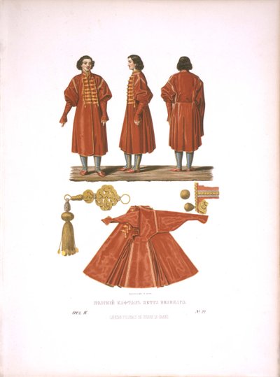 Un kaftan polonais de Pierre le Grand. Des Antiquités de l