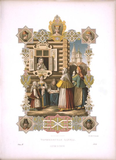 Costumes de Torzhok de la série Vêtements de l