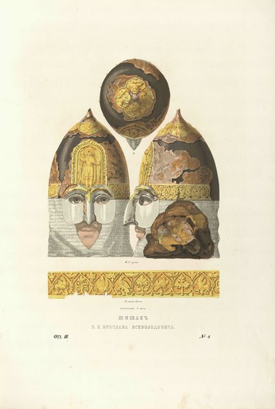 Casque du Grand Prince Yaroslav II Vsevolodovich, années 1840 - Fyodor Grigoryevich Solntsev