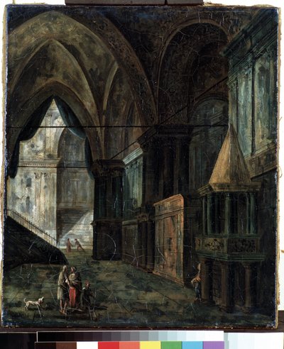 Dans une cathédrale - Fyodor Yakovlevich Alexeev